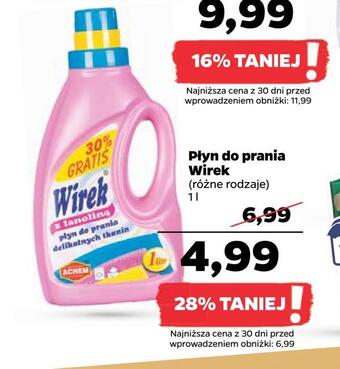 Netto Płyn do prania wirek oferta