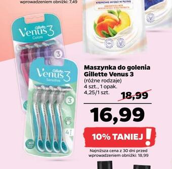 Netto Maszynka do golenia gillette venus 3 oferta