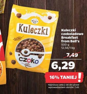 Netto Kuleczki czekoladowe breakfast from bell's oferta