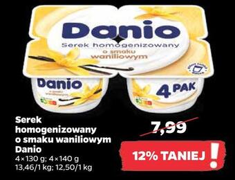 Netto Serek homogenizowany o smaku waniliowym danio oferta