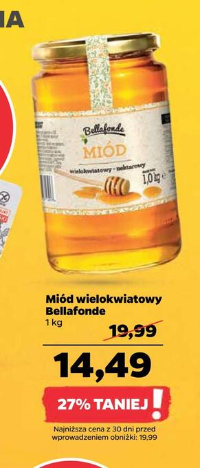 Netto Miód wielokwiatowy bellafonde oferta