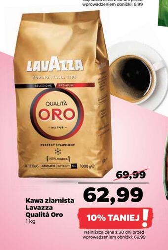 Netto Kawa ziarnista lavazza qualità oro oferta
