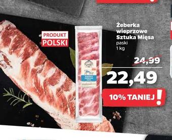 Netto Żeberka wieprzowe sztuka mięsa oferta