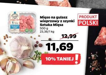 Netto Mięso na gulasz wieprzowy z szynki sztuka mięsa oferta