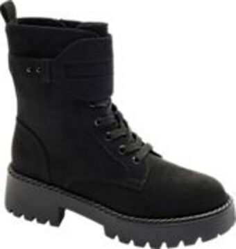Deichmann Czarne wegańskie botki damskie oferta