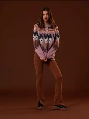 Sinsay Sweter ze wzorem oferta