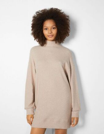 Bershka Krótka sukienka z długim rękawem oferta