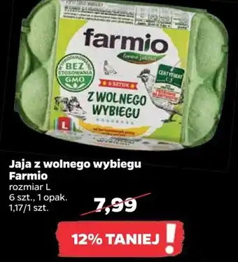 Netto Farmio Jaja z wolnego wybiegu 6szt. oferta
