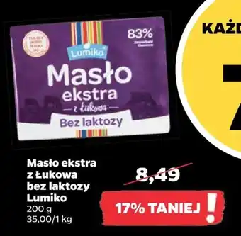 Netto Lumiko Masło ekstra z Łukowa bez laktozy 200g oferta
