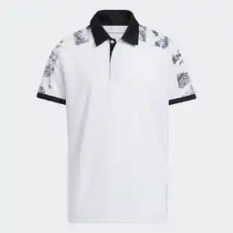 Adidas Printed colorblock golf polo shirt oferta