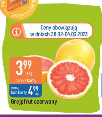 E.Leclerc Grejpfrut czerwony 1kg oferta