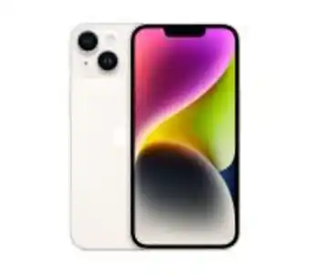 RTV EURO AGD Apple iphone 14 256gb - 6,1" - 12 mpix - księżycowa poświata oferta