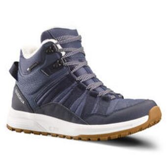 Decathlon Buty turystyczne damskie, quechua sh100 x-warm mid, wodoodporne oferta