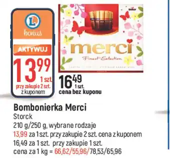 E.Leclerc Strock Bombonierki Merci 210g oferta