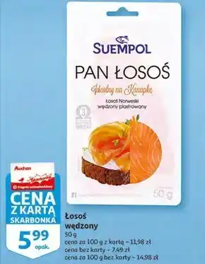 Auchan Łosoś wędzony suempol oferta