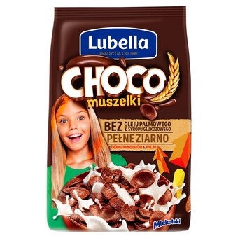 ABC Lubella mlekołaki choco muszelki zbożowe muszelki o smaku czekoladowym 250 g oferta