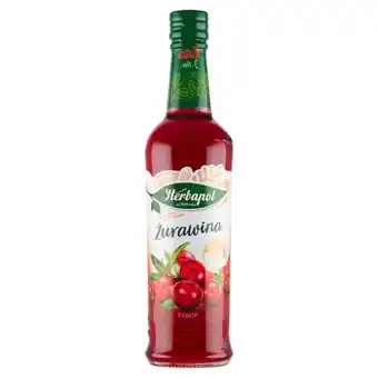 Herbapol suplement diety syrop o smaku żurawinowym 420 ml