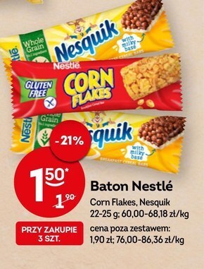 Żabka Nestlé nesquik śniadaniowy baton zbożowy 25 g oferta