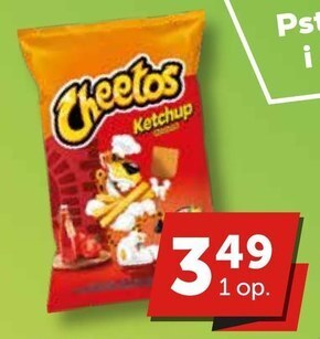 Groszek Cheetos chrupki kukurydziane o smaku ketchupowym 85 g oferta