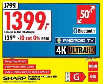 Media Expert Telewizor sharp oferta