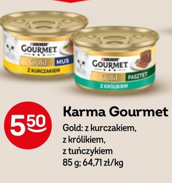 Żabka Karma dla kota gourmet oferta