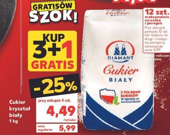 Kaufland Cukier biały diamant oferta