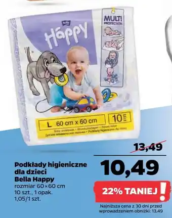Netto Bella Happy Podkłady higieniczne dla dzieci 60x60cm oferta