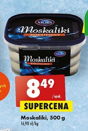Biedronka Moskaliki delikatesowe mors ryby oferta