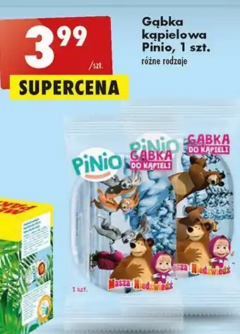 Gąbka kąpielowa masza i niedźwiedź pinio