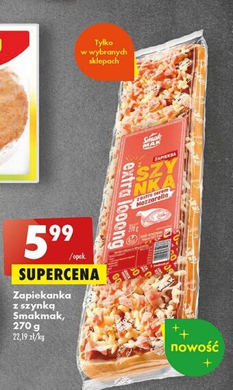 Zapiekanka z szynką smak mak