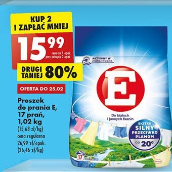 Biedronka Proszek do białych i jasnych tkanin e oferta