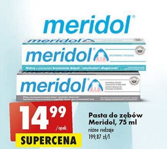 Biedronka Pasta do zębów ochrona dziąseł meridol oferta