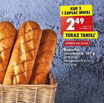 Biedronka Bagietka czosnkowa oferta