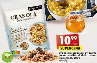 Biedronka Granola z suszonymi owocami i orzechami pingo doce oferta