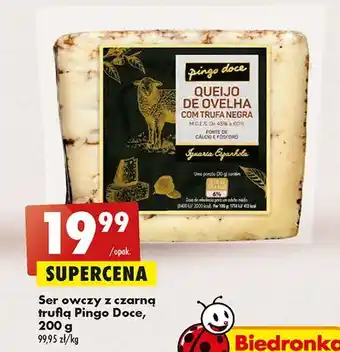 Biedronka Ser owczy z czarną truflą biedronka oferta
