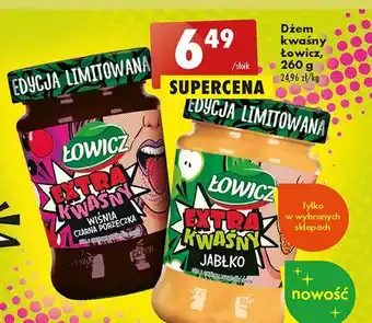 Biedronka Dżem extra kwaśny jabłko łowicz oferta