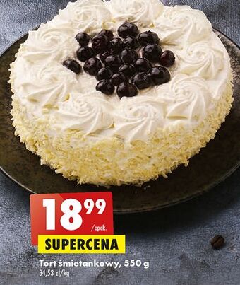 Biedronka Tort śmietankowy oferta