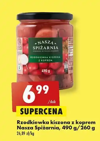 Biedronka Rzodkiewka kiszona z koprem nasza spiżarnia oferta