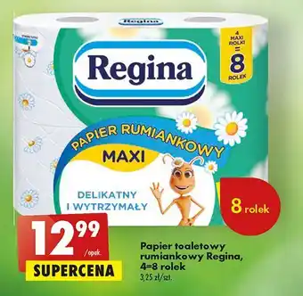 Biedronka Papier toaletowy rumiankowy maxi regina oferta