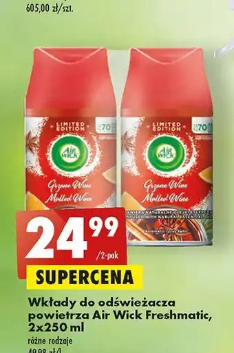 Biedronka Wkład mulled wine air wick freshmatic oferta