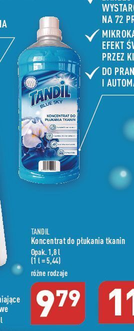 ALDI Koncentrat do płukania tkanin blue sky tandil oferta