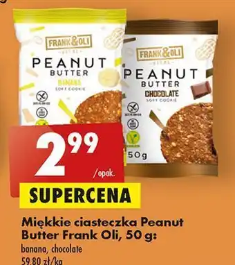 Biedronka Ciasteczka peanut butter chocolate frank&oli oferta
