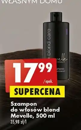 Biedronka Szampon do włosów blond mevelle oferta