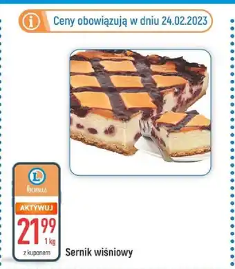 E.Leclerc Sernik wiśniowy oferta