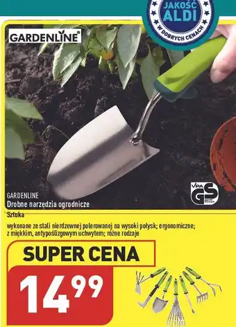 ALDI Grabki ogrodnicze garden line oferta