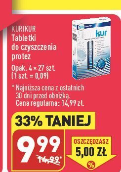 ALDI Tabletki do czyszczenia protez kurikur oferta