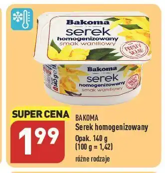 ALDI Serek waniliowy bakoma oferta