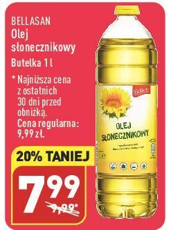 ALDI Olej słonecznikowy bellasan oferta