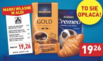 ALDI Kawa markus gold oferta