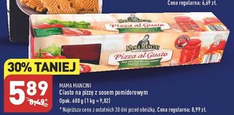 ALDI Ciasto na pizzę z sosem pomidorowym mama mancini oferta